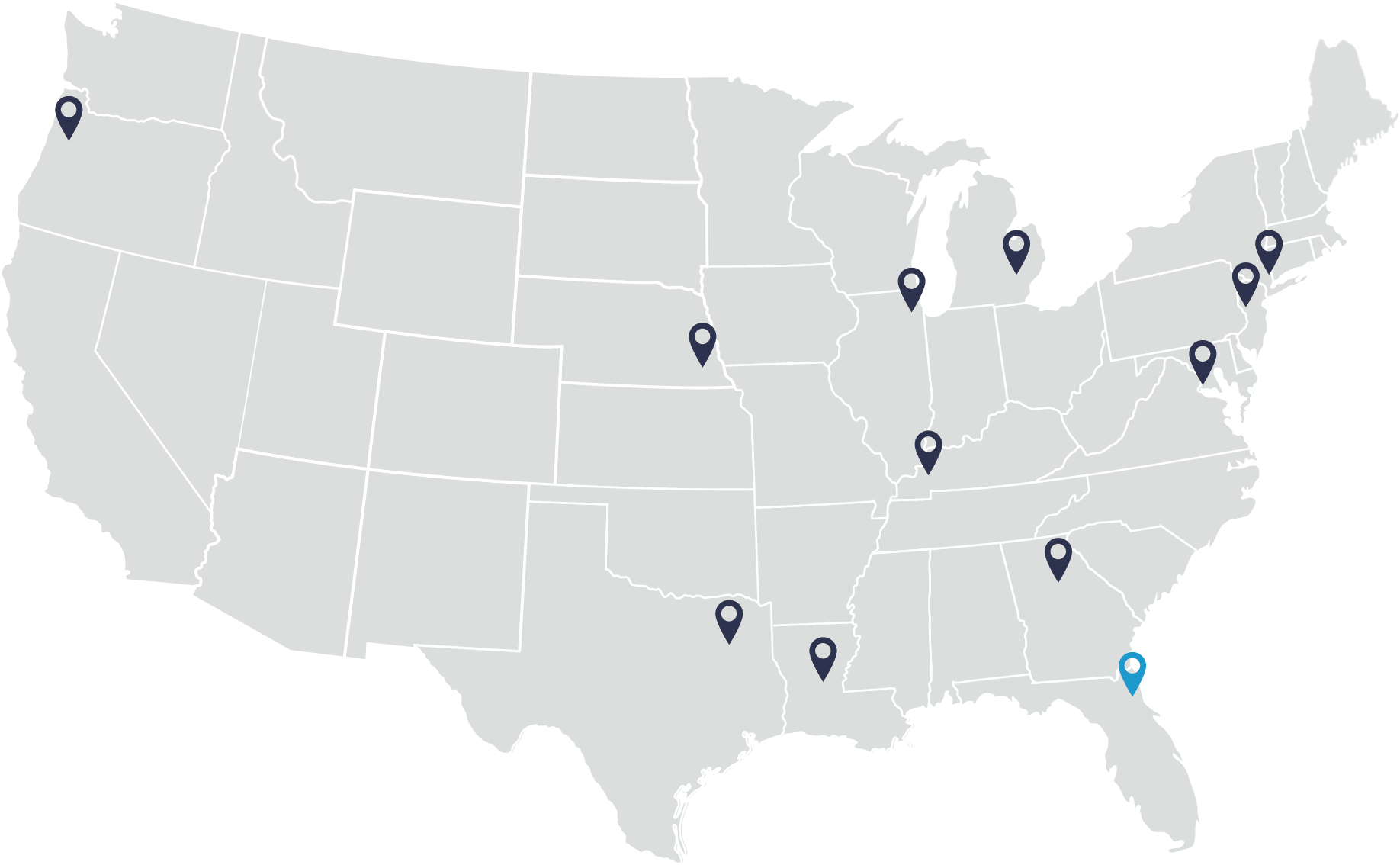 US Map - Fortegra Website_2023